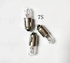 Mf6 bulb 24V instrument and equipment indicator light set with glass casing and metal base