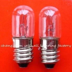 10pcs miniature 110V 2W E10 T10X28 bulbs set