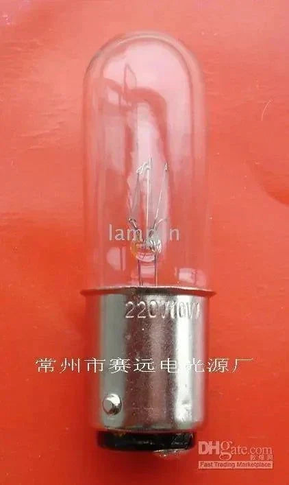 Miniature lamp bulb 220v 10w ba15d t16x50 clear glass bulb
