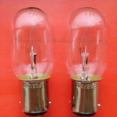 10pcs miniature lamp 110v 120v 20w Ba15d indicator pilot light bulbs