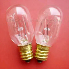 Set of 10 miniature lamps 120V 10W E12 base T20x48 clear bulbs wholesale