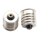 10 pcs metal light bulb socket adapters for MS4 BA7S BA9S bayonet and screw bases