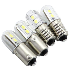 계기용 B9 베이오넷 LED 표시등 전구, 24V, 48V, 110V, 220V, E10 스크류 베이스 신호등