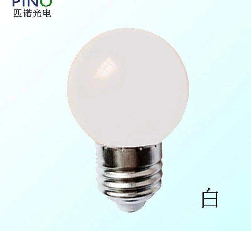 LED color household E27 220v screw white light bulb energy-saving fill light