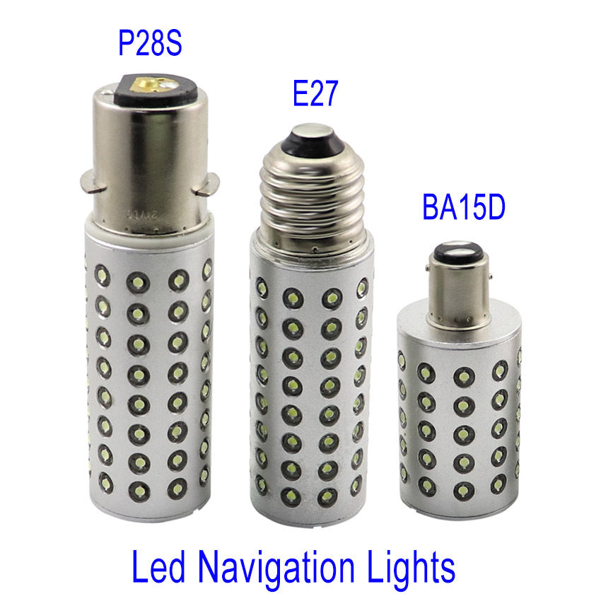 ไฟ LED สำหรับเรือเดินทะเล รุ่น P28s 5 วัตต์ กันน้ำ ประหยัดพลังงาน หลอด E27 ไฟนำทางเรือ LED