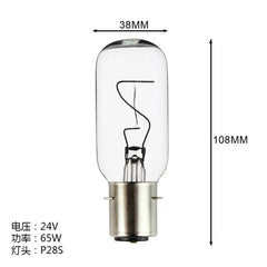 Lâmpada de navegação 220V 110V 65W B22d 38X104 24V 40W P28S E27 Lâmpada para iluminação de navio 