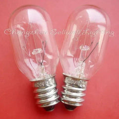 Miniature bulb 120v 10w e12 t20x48 a235 clear glass twin pack