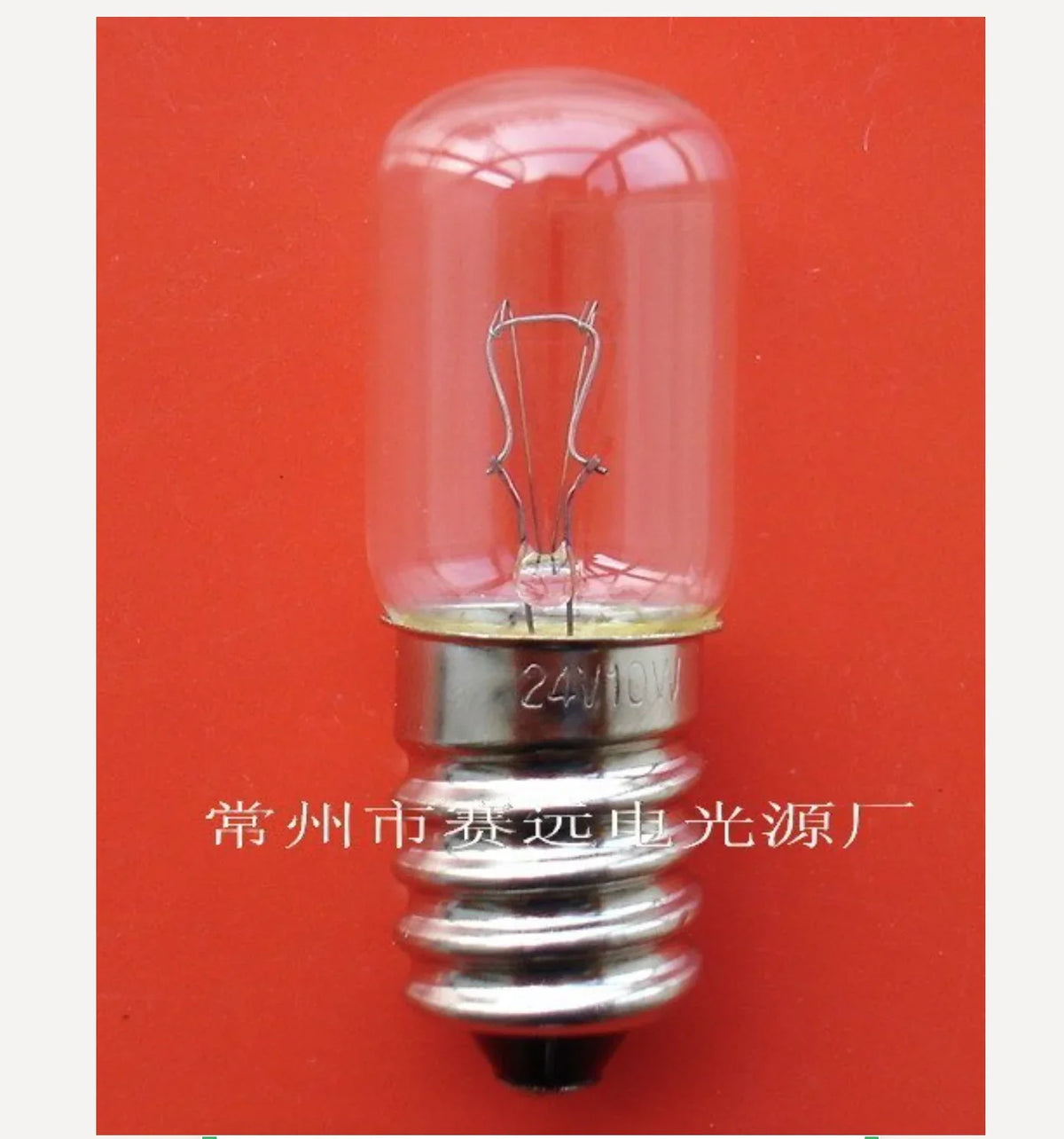 Lâmpada miniatura E14 T16X45 24v 10w A001 