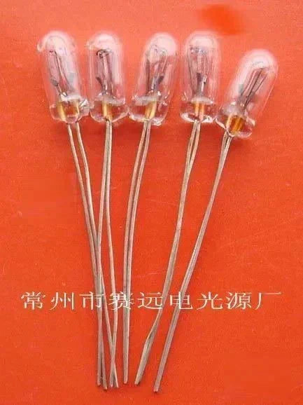 10pcs miniature bulb 14v 0.05a 3.15mm pilot indicator light lamp