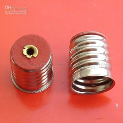 Base de lámpara E10 recta de cobre níquel D253 ¡GOOD! 