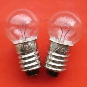 10pcs miniature lamp 6v 2.4w e10 g14 pilot indicator bulbs