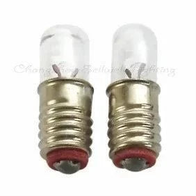 10pcs miniature light bulbs 2.5v 0.1a E5 base 5mm diameter 15mm length