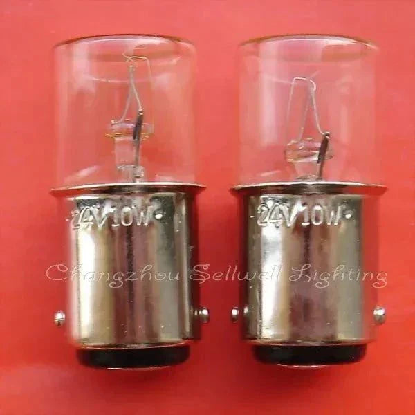 10pcs miniature lamp 24v 10w ba15d A655 factory direct close-up