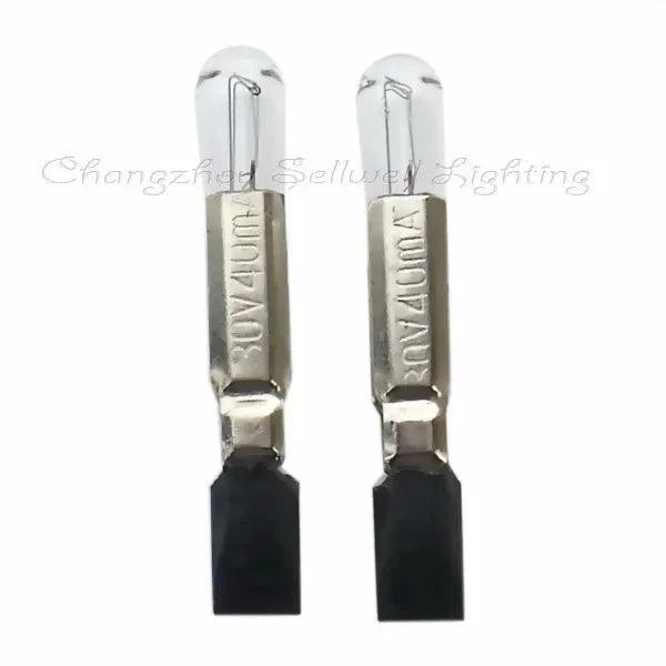 Two miniature bulbs 30V 40mA with T5.5 base and 5x30mm size