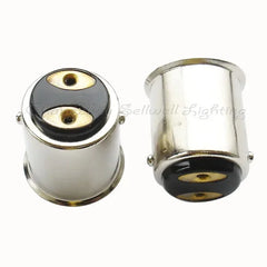10pcs Lamp-base Ba15d Copper Nickel Eichhornia D056 555lamp sellwell lighting