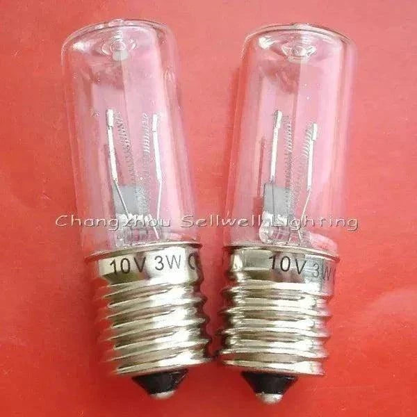 Sterilization UVC lamp bulb 10V 3W E17 A121 wholesale pack of 10