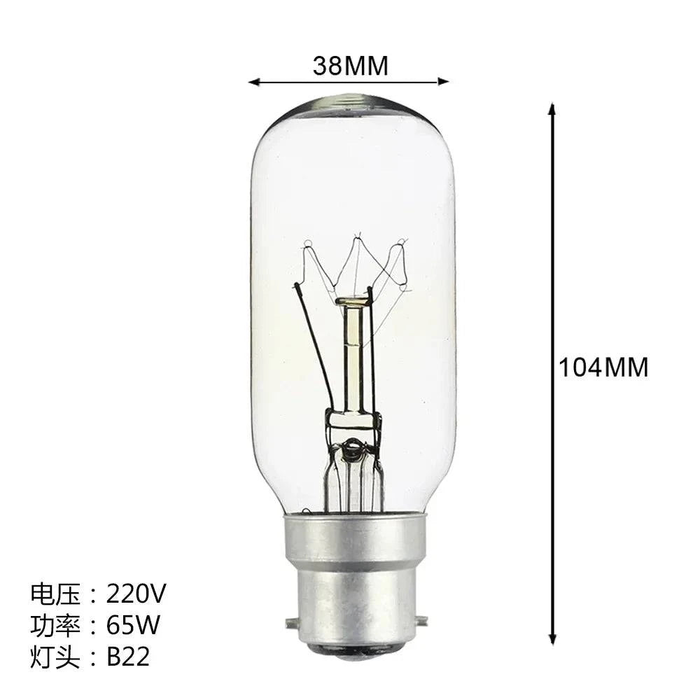Lâmpada de navegação 220V 110V 65W B22d 38X104 24V 40W P28S E27 Lâmpada para iluminação de navio 