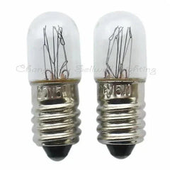 10pcs miniature lamp 220v 5w E10 indicator bulbs pilot light lamps