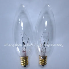 10pcs E12 candle lamp small bulb Screw base incandescent light  220V/40W transparent A733 555lamp sellwell lighting