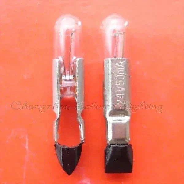 10pcs miniature lamp 24V 50mA T4.6 base indicator light bulb