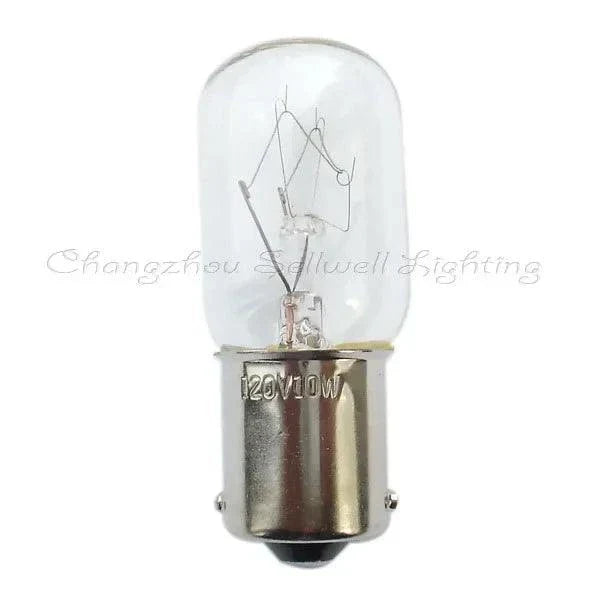 Miniature bulb 120v 10w Ba15s t20x48 indicator pilot light lamp