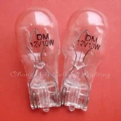 pair of auto lamp 12v 10w t13 bulbs for automotive use