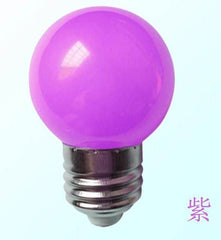 Purple LED color household E27 220v energy-saving screw light bulb