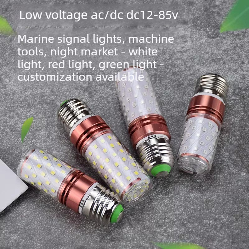 LED 해상 신호등 12V 공작기계용 전구 B15 B22 P28S 저전압 24V 적색등 녹색등 110V DC 12-85V 범용 전압 AC/DC 호환 깜빡임 방지 항해용 전구