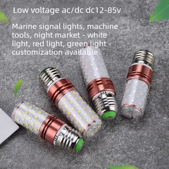 LED 해상 신호등 12V 공작기계용 전구 B15 B22 P28S 저전압 24V 적색등 녹색등 110V DC 12-85V 범용 전압 AC/DC 호환 깜빡임 방지 항해용 전구