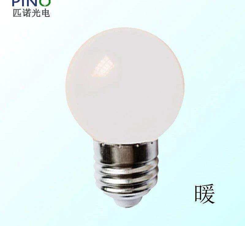 LED color household E27 screw base energy-saving globe light bulb